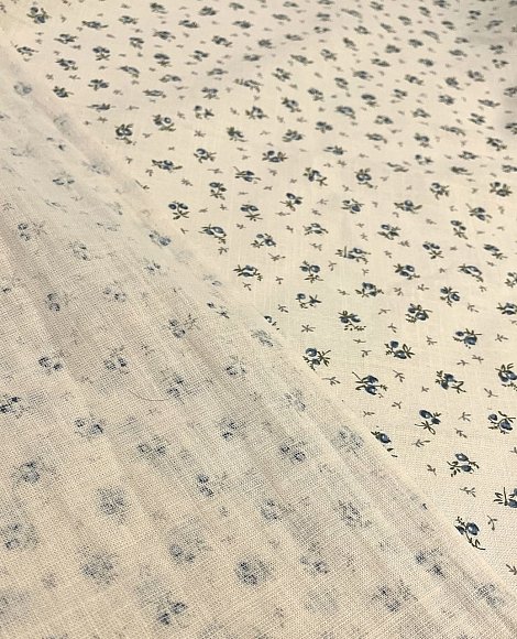 Сорочка крем мильфлер синий