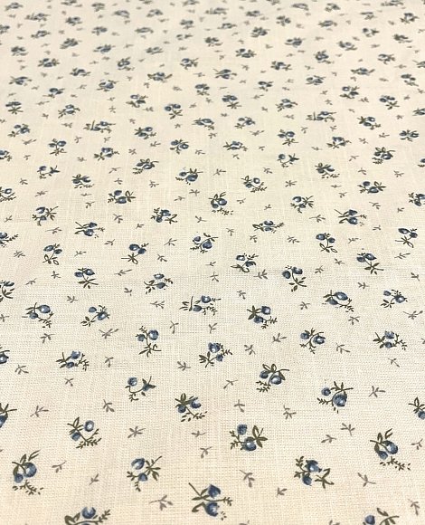 Сорочка крем мильфлер синий